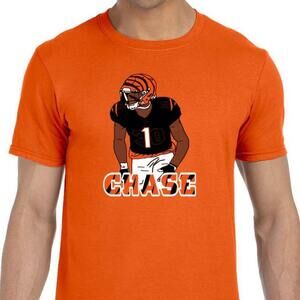 Cincinnati Bengals Jamarr Chase Football Fan Graphic Apparel T-Shirt
